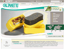 Tablet Screenshot of calzanetto.com